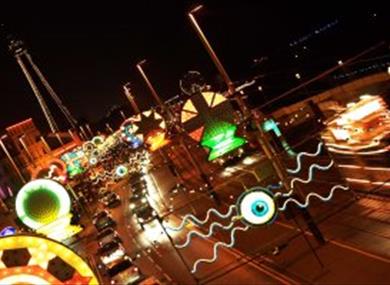 Cosmic Orbs at Blackpool Illuminations