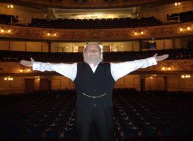 Dave Fletcher on Grand Theatre Stage