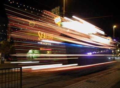Illuminated Tram