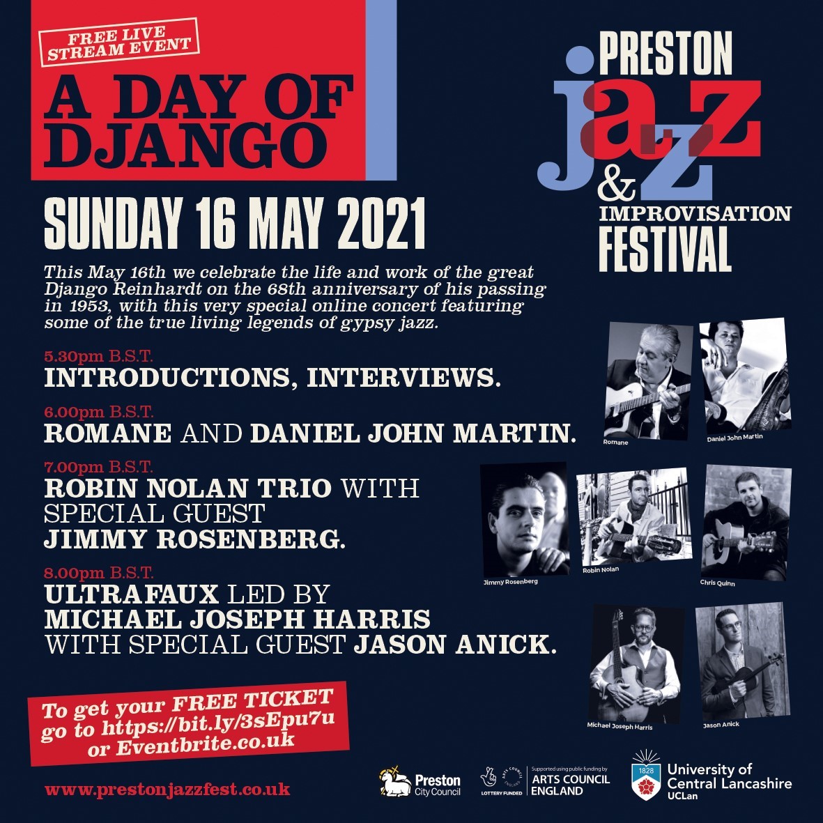 Preston Jazz and Improvisation Festival 2021: The Show Goes On - Visit  Lancashire
